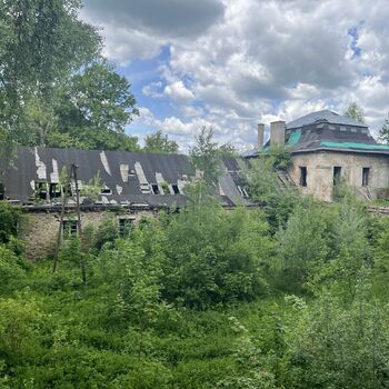 Ruiny zámku Polsko 2025