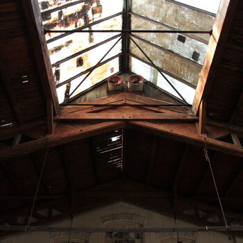 A station with a dark history where trains no longer stop A station with a dark history where trains no longer stop