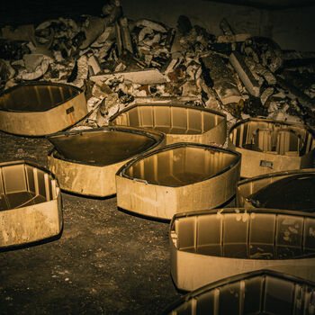 Brewery with underground factory