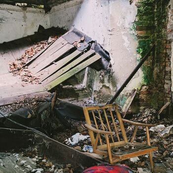 House of a murdered senior citizen 🖤💀