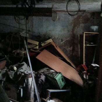 Homestead with a pond