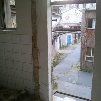 okno budova Architektura zeď