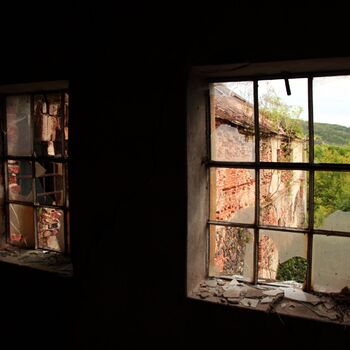 Sušárna chmele na zámeckém dvoře