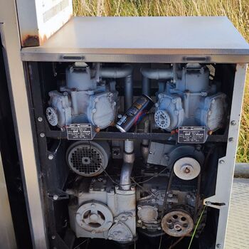 Verlassene Tankstelle