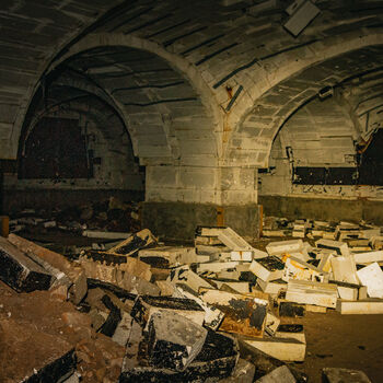 Brewery with underground factory