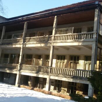 balkon Architektura budova struktura dům