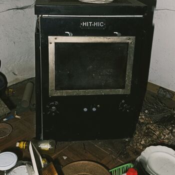 House with old Volga and big cross ✟ House with old Volga and big cross ✟