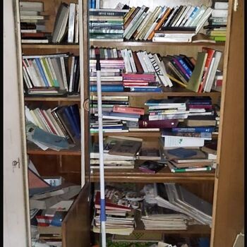 Opuštěný dům vraždy plně zachovalý