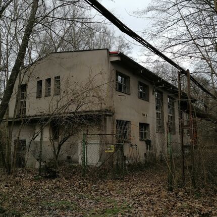 Verlassener Bahnhof mit Güterzugabstellung 2 Verlassener Bahnhof mit Güterzugabstellung 2