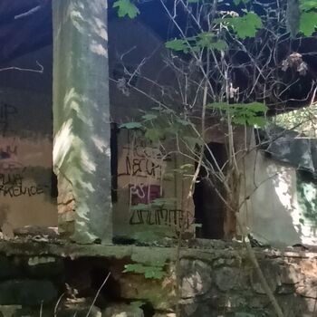 Abandoned hunting lodge🏹