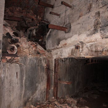 Monumental dark landmark of the city 2023