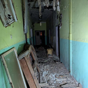 An abandoned children's home for the mentally handicapped! They abused the patients here.