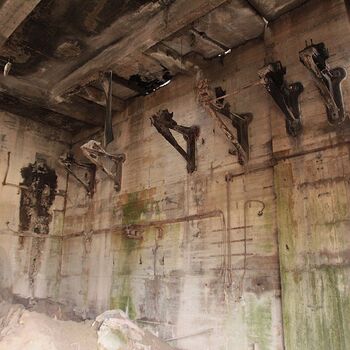 The "throat" of the cement works