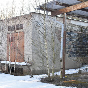 garage snow winter building garage snow winter building