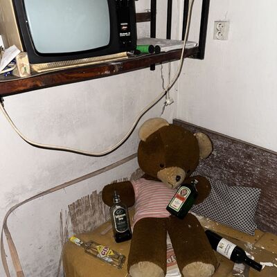 Chalupa plná alkoholu