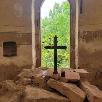 In the Sudetenland above a small village.