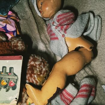 House with old Volga and big cross ✟ House with old Volga and big cross ✟