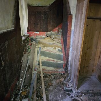 Das Haus beim Plüschtier.