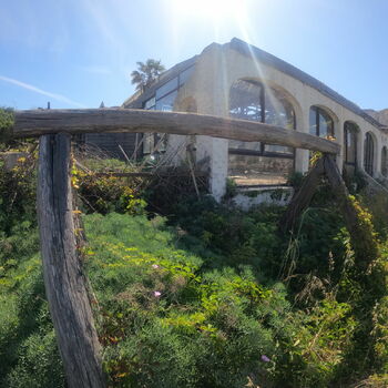 greenhouse structure building landscape