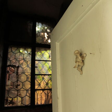 Dressing room and stables