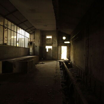 Monumental dark landmark of the city 2023