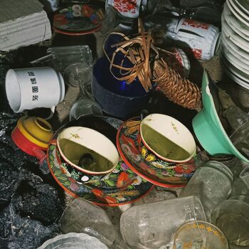 House with old Volga and big cross ✟ House with old Volga and big cross ✟