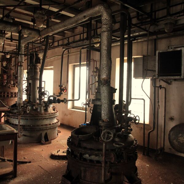 Remote chemical production building