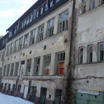 Architektura budova město věznice fasáda