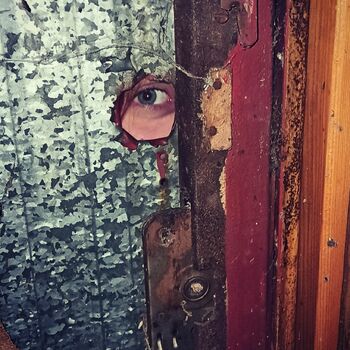 lock padlock fastener old hole door restraint