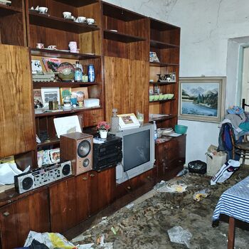 What happened here? The abandoned, well-preserved farmstead of Mr. Václav...