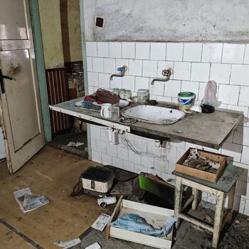 What happened here? The abandoned, well-preserved farmstead of Mr. Václav...