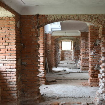 architecture brick building old wall ancient