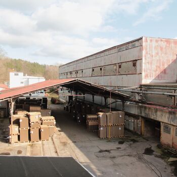 Paper mill siding Paper mill siding