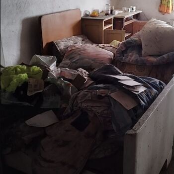 Opuštěný dům vraždy plně zachovalý