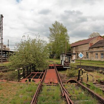 Werkstätten der Bushrad Railway