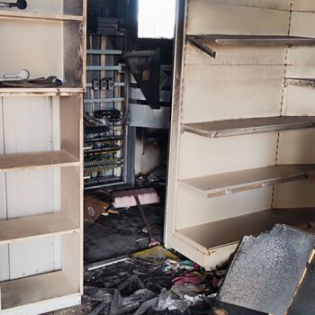 Verlassene Tankstelle