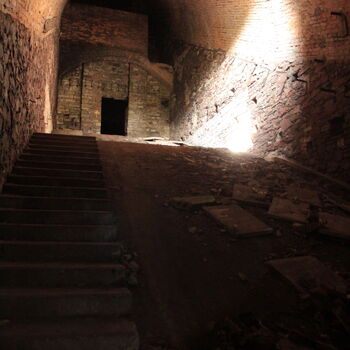 Monumental dark landmark of the city 2023