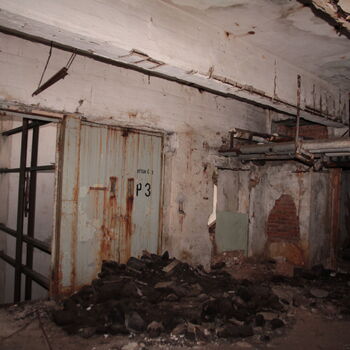 Monumental dark landmark of the city 2023