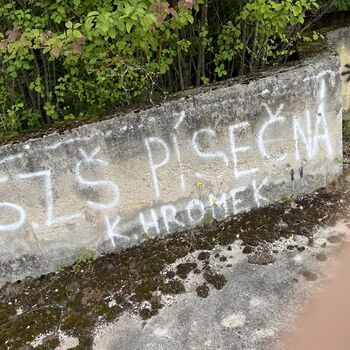 Abandoned school in Nature