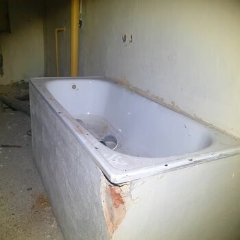 Vana Vana loď koupelna koupel vyčistit interiér