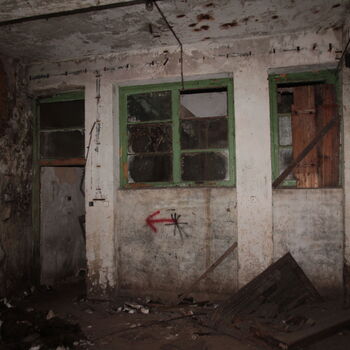 Monumental dark landmark of the city 2023