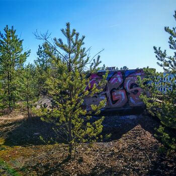 Verlassene sowjetische Wohnsiedlung Verlassene sowjetische Wohnsiedlung