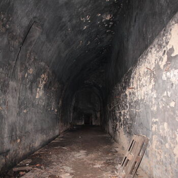 Monumental dark landmark of the city 2023