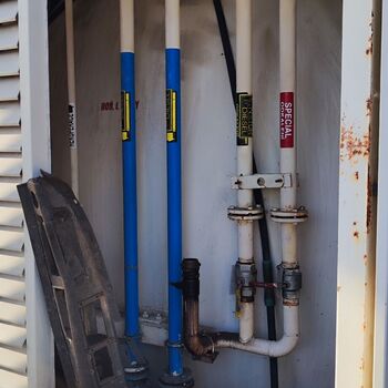 Verlassene Tankstelle