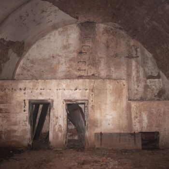 Monumental dark landmark of the city 2023