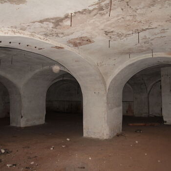 Monumental dark landmark of the city 2023