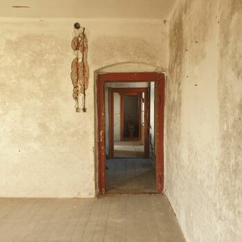 Štuk dveře Architektura zeď staré budova