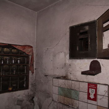 Monumental dark landmark of the city 2023