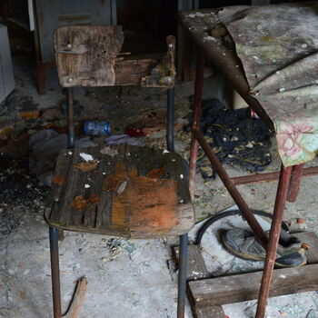 Verlassener Steinbruch