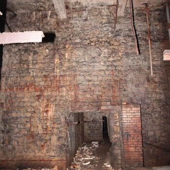 Monumental dark landmark of the city 2023